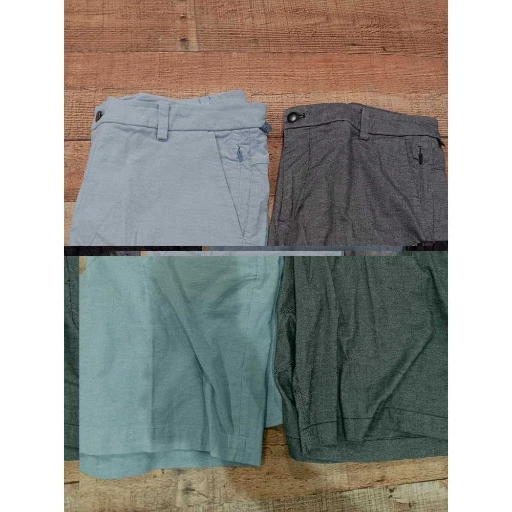 Men's Lululemon Lot Of 2 Commission Classic Fit Oxford Shorts 2832